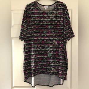 LuLaRoe Irma Tunic, multi-colored, New without Tags, XL.